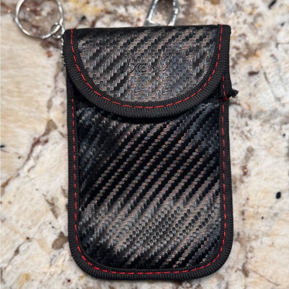 2-Faraday Cage Pouch RFID Blocking Bag Car Key Signal Blocker
